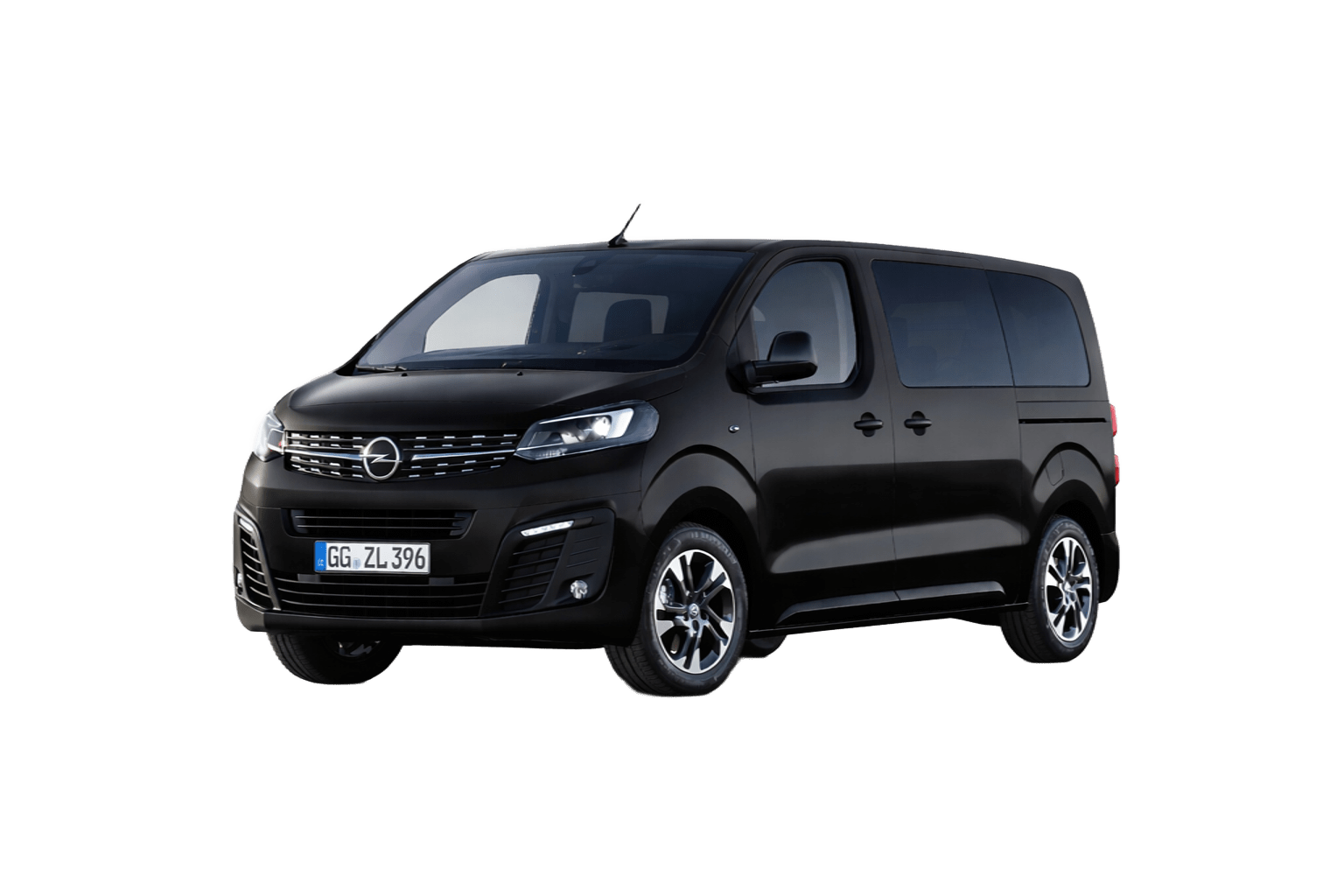 Black premium van for transfers in Zadar