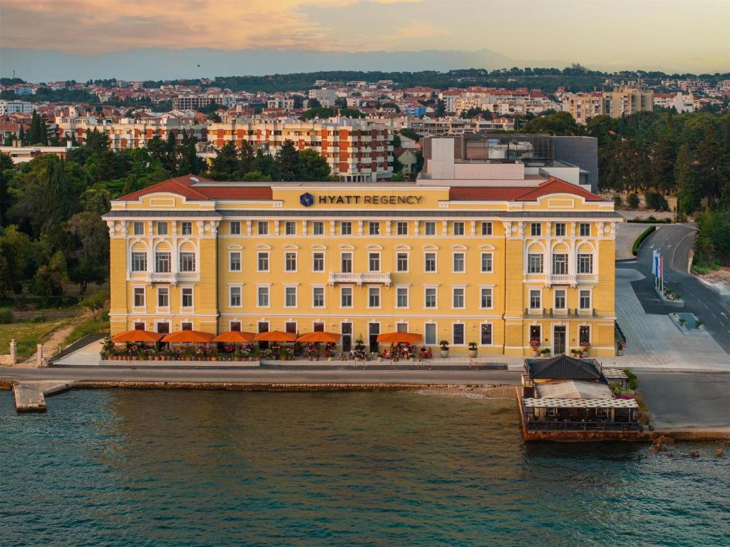 Hotel building on the Zadar waterfront